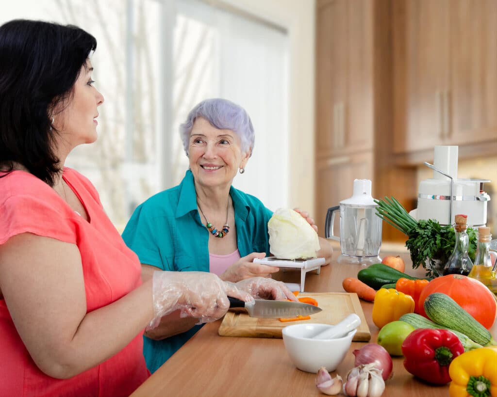 In-home care can help seniors prepare and enjoy healthy summer snacks.