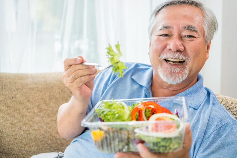 Senior home care can help you encourage healthy eating habits with your senior loved one.