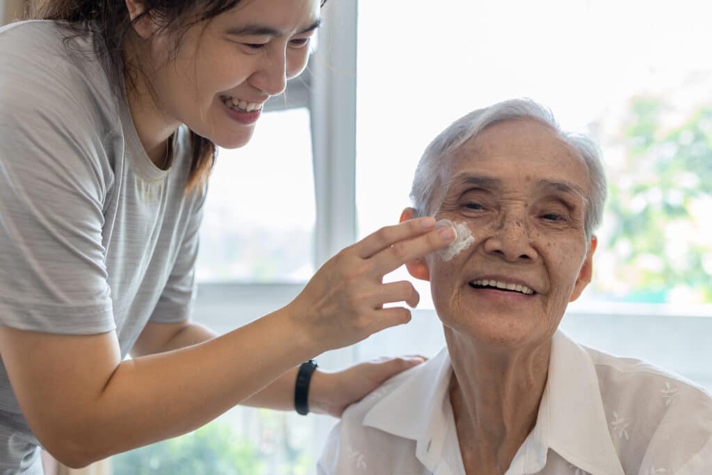 Personal care at home helps seniors stay protected from the sun while still staying active.